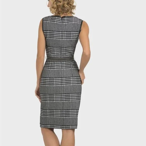 *NWT* Joseph Ribkoff Grey/Multi Dress Style 193821 - Picture 3 of 11